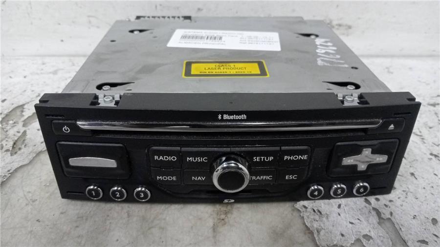 radio / cd peugeot 5008 2.0 16v hdi fap (150 cv)