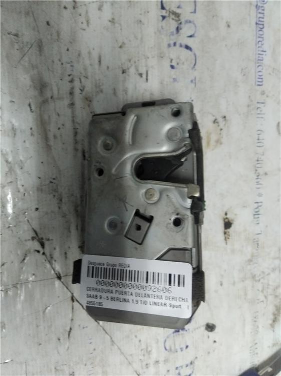 cerradura puerta delantera derecha saab 9 5 berlina 1.9 tid linear sport