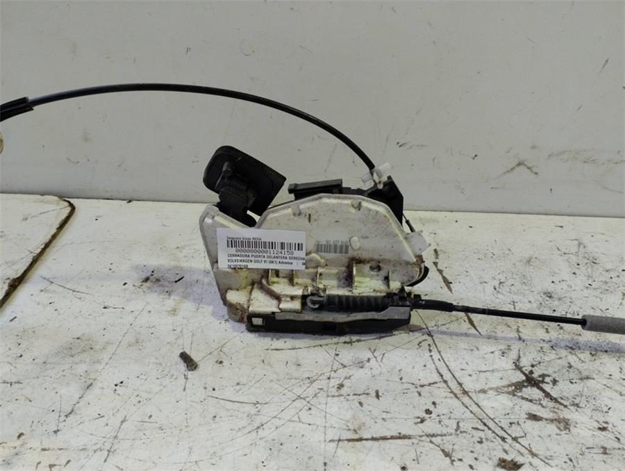 cerradura puerta delantera derecha volkswagen golf vi (5k1)(10.2008) advance