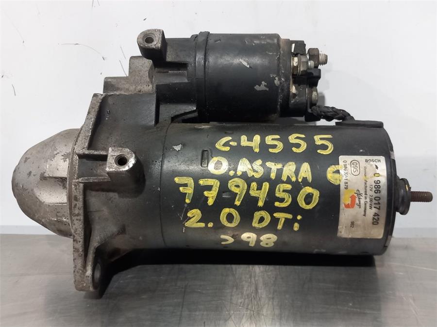 motor arranque opel astra g sedán 2.0 dti 16v (f69) 101cv 1995cc