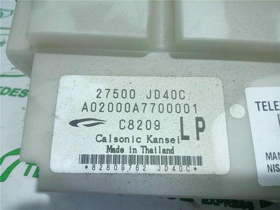 mandos climatizador nissan qashqai 1.6 16v (114 cv)