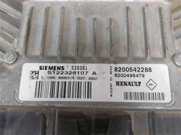 centralita inyección renault megane ii berlina 5p (10.2002 >) 1.5 authentique [1,5 ltr.   60 kw dci diesel]