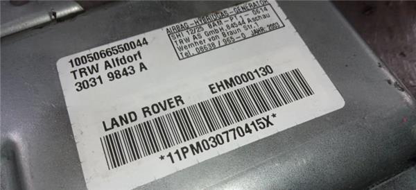 airbag lateral delantero izquierdo land rover range rover (lm)(01.2002 >) 3.0 td6 hse [3,0 ltr.   130 kw td6]