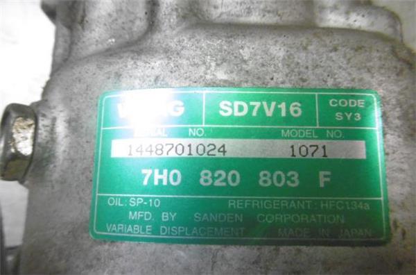 compresor aire acondicionado volkswagen caddy (2k)(02.2004 >) 1.9 furg. [1,9 ltr.   55 kw tdi (bsu)]