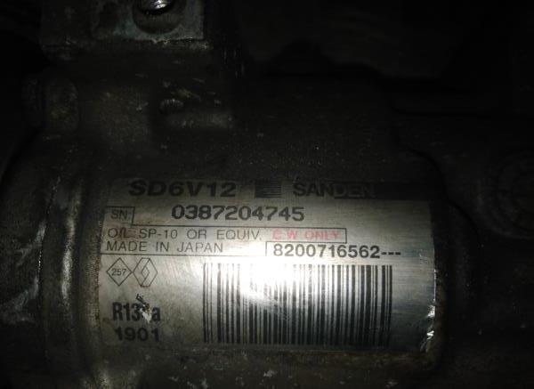 compresor aire acondicionado renault kangoo i (f/kc0)(1997 >) 