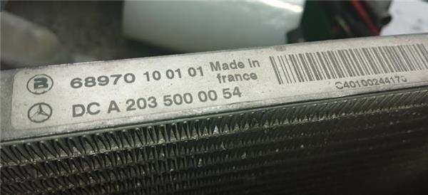 radiador aire acondicionado mercedes benz clase c (bm 203) sportcoupe (10.2000 >) 2.0 c 200 compressor (203.745) [2,0 ltr.   120 kw compresor cat]