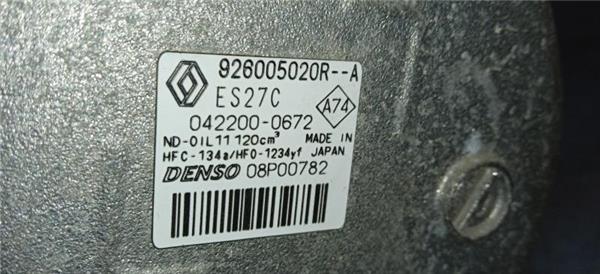 compresor aire acondicionado renault zoe (06.2012 >) electrico