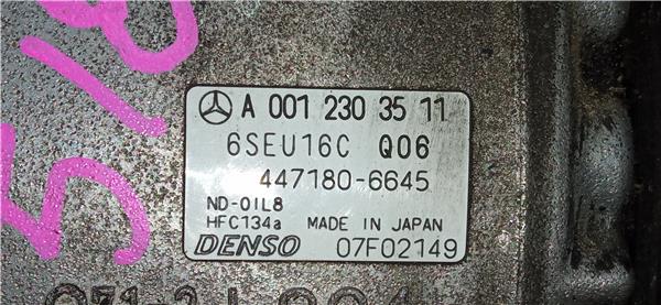 compresor aire acondicionado mercedes benz clase a (bm 169)(06.2004 >) 1.5 a 150 (169.031) [1,5 ltr.   70 kw cat]