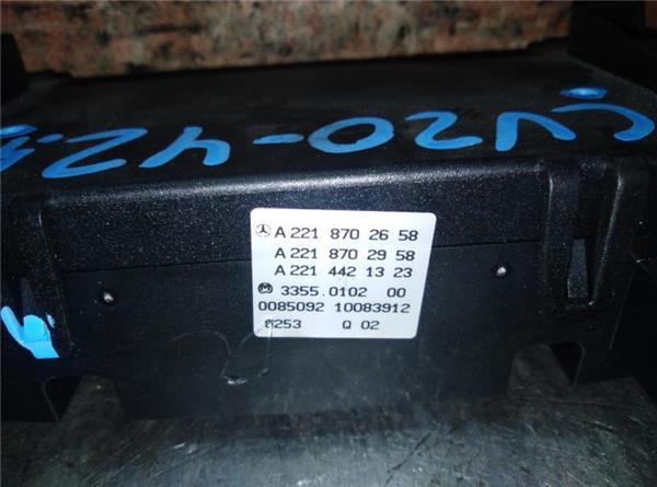 mandos climatizador mercedes benz clase s (bm 221) lim. (06.2005 >) 3.0 s 320 cdi l (221.122) [3,0 ltr.   173 kw cdi cat]