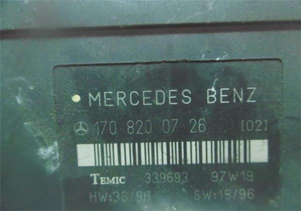 modulo confort mercedes benz slk (bm 170) roadster (04.1996 >) 2.3 230 compressor (170.449) [2,3 ltr.   145 kw compresor cat]