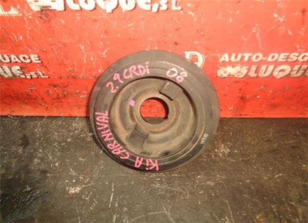 polea cigueñal kia carnival ii (fl)(2001 >) 2.9 crdi