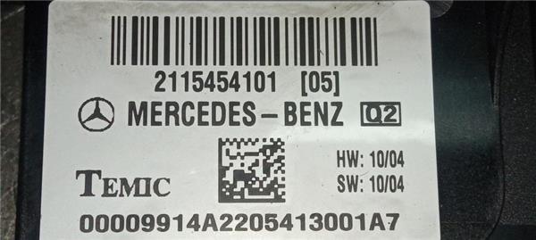 caja fusiblesrele mercedes benz cls bm 219 06