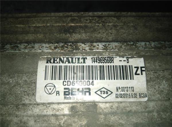 intercooler renault scenic iii (jz)(2009 >) 1.6 dynamique [1,6 ltr.   96 kw dci diesel fap]