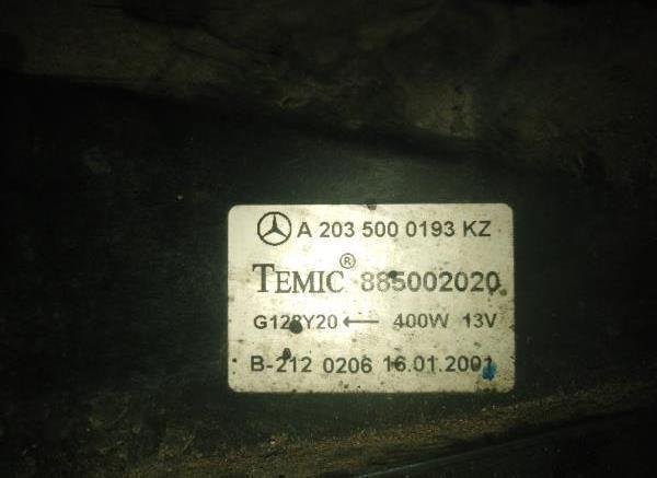 electroventilador mercedes benz clase c (bm 203) familiar (01.2001 >) 2.2 c 220 t cdi (203.206) [2,2 ltr.   105 kw cdi cat]
