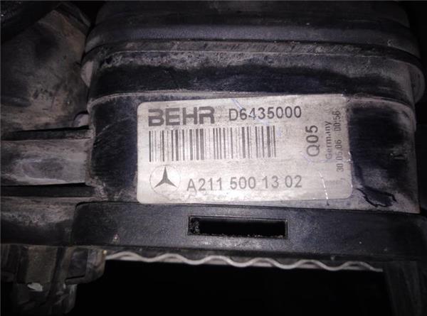 radiador agua mercedes benz clase c (bm 203) berlina (02.2000 >) 1.8 180 compressor (203.046) [1,8 ltr.   105 kw cat]