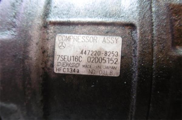 compresor aire acondicionado mercedes benz clase c (bm 203) familiar (01.2001 >) 2.2 c 220 t cdi (203.206) [2,2 ltr.   105 kw cdi cat]