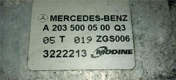intercooler mercedes benz clase c (bm 203) berlina (02.2000 >) 2.2 220 cdi (203.006) [2,2 ltr.   105 kw cdi cat]