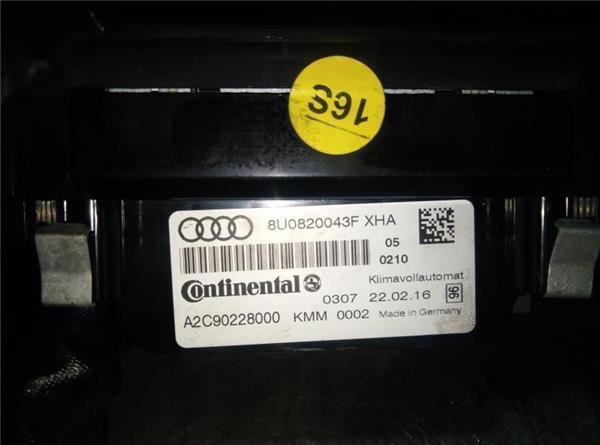 mandos climatizador audi q3 (8ub)(06.2011 >) 2.0 tdi (130kw) ambition quattro [2,0 ltr.   130 kw 16v tdi]