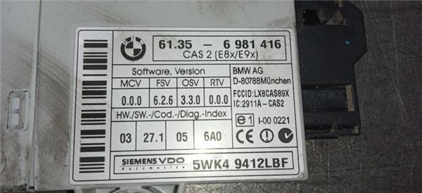 centralita luces bmw serie 3 berlina (e90)(2004 >) 2.0 320d [2,0 ltr.   120 kw 16v diesel]