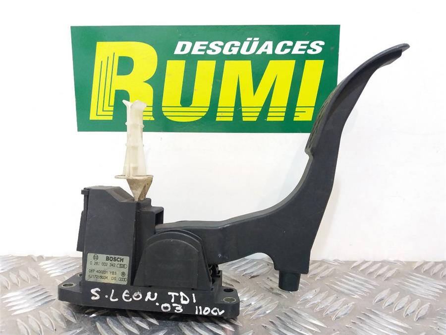 potenciometro pedal gas seat leon (1m1) 