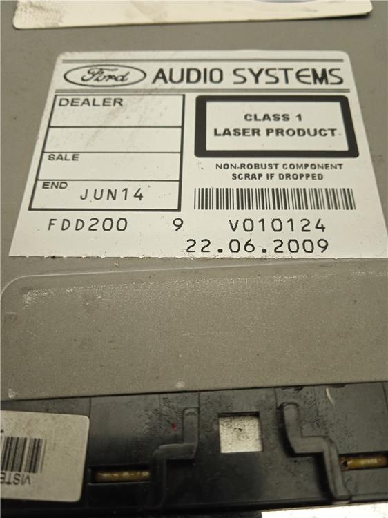 radio / cd ford tourneo connect 1.8 tdci (90 cv)