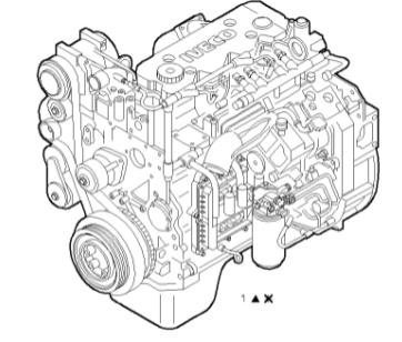 motor completo iveco eurocargo tector chasis     (modelo 80 el 17) [3,9 ltr.   110 kw diesel]