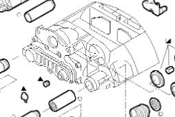 pinza freno eje delantero derecho iveco eurocargo tector fki     (typ 180 e 28) [5,9 ltr.   202 kw diesel]