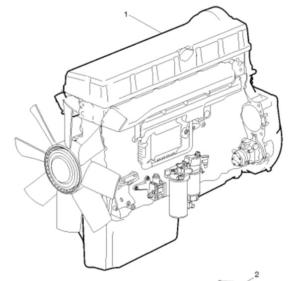 motor completo volvo fm xxx          (2006 >) fg 6x2 std/med [12,8 ltr.   294 kw diesel]