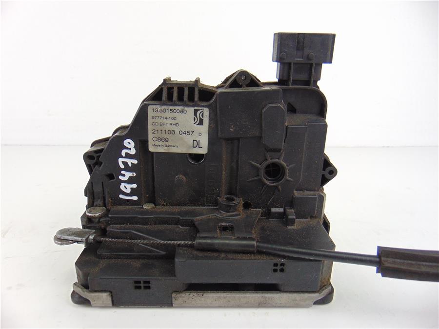 cerradura puerta delantera izquierda citroen jumper furgón 33 l2h1 hdi 120 verglast