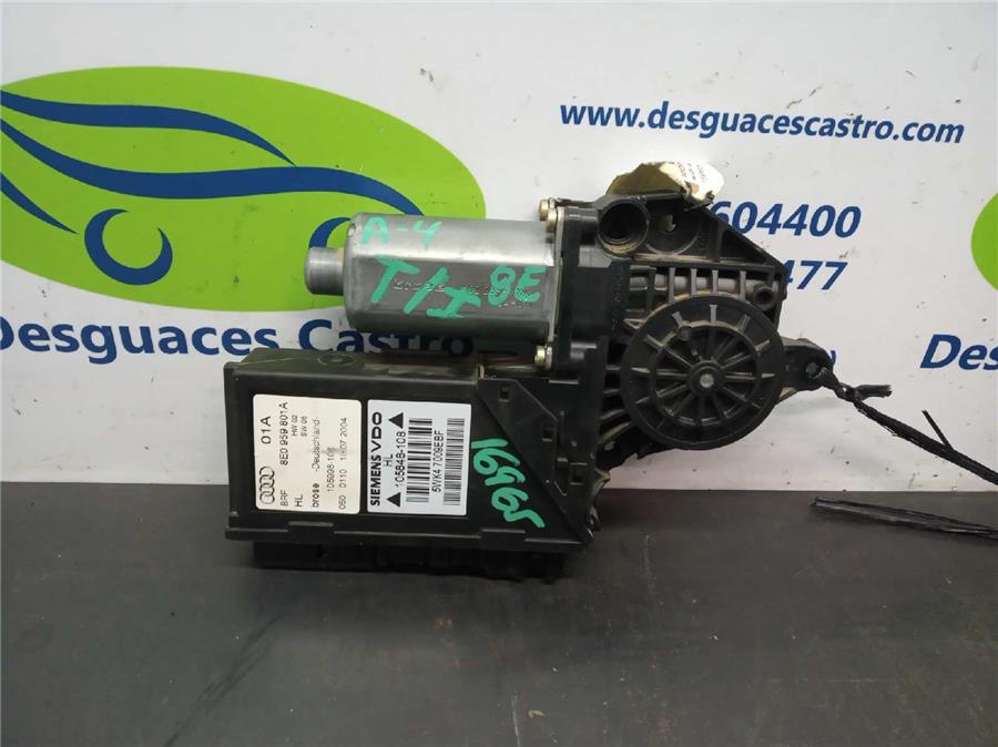 mecanismo elevalunas trasero izquierdo audi a4 berlina (8e) 2.5 tdi quattro (132kw)