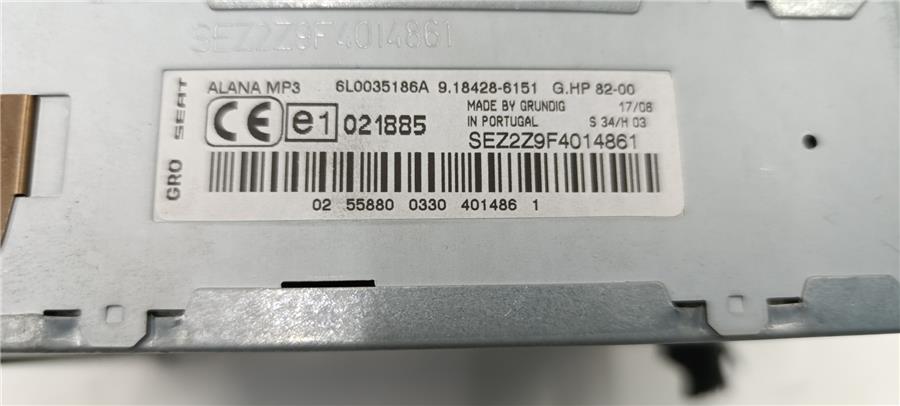 radio / cd seat ibiza (6l1) cool