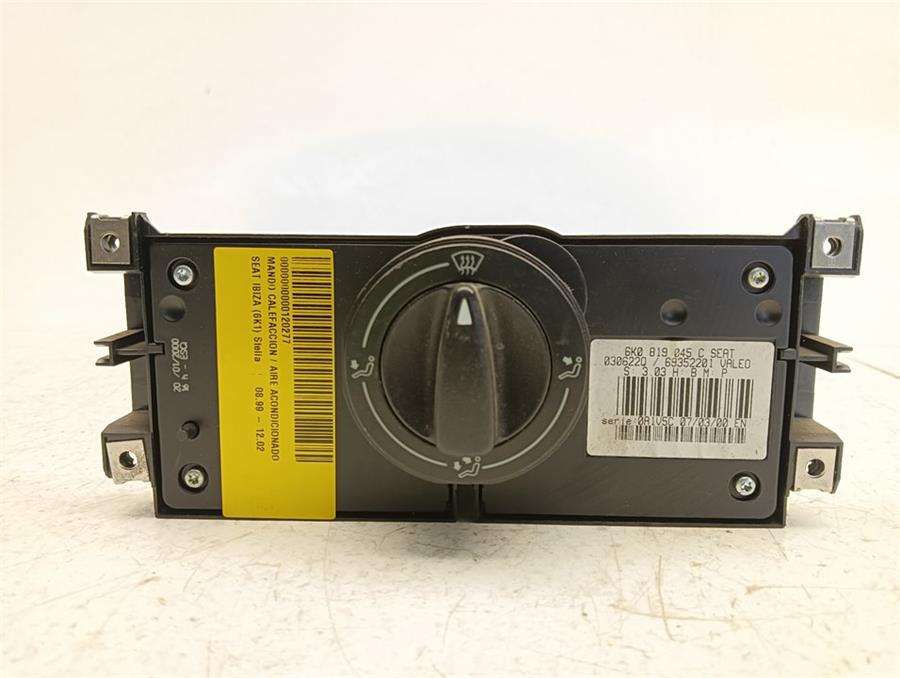 mandos calefaccion / aire acondicionado seat ibiza (6k1) stella
