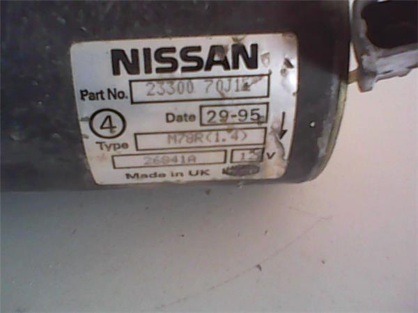 Motor Arranque Nissan Primera Berl./