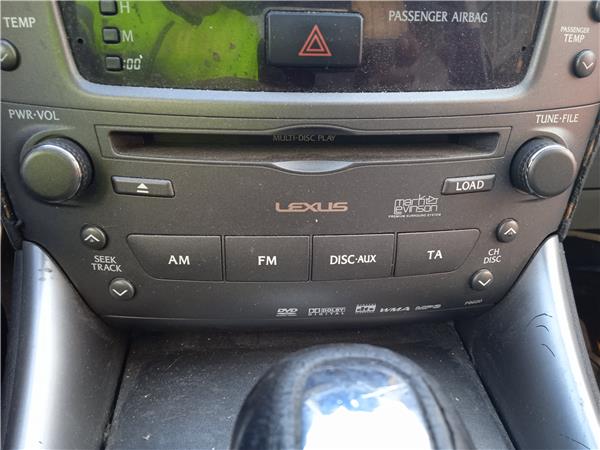 radio cd lexus is ds2is2 2005 25 250 v6 25 l