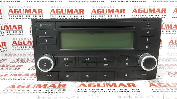 radio / cd volkswagen touareg  (7l6)(12.2006 >) 3.0 v6 tdi [3,0 ltr.   165 kw v6 tdi dpf]