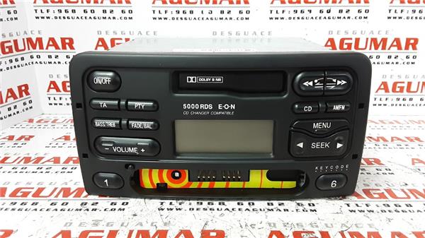 radio / cd ford mondeo berlina (gd)(1997 >) 2.0 ambiente [2,0 ltr.   96 kw 16v cat]