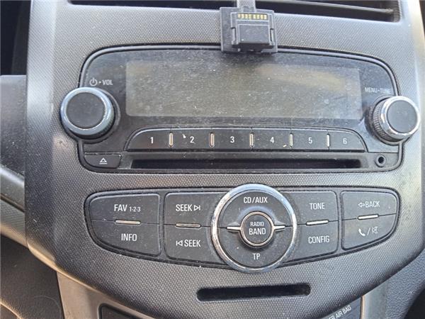 radio / cd chevrolet aveo hatchback (2011 >) 1.4 ltz [1,4 ltr.   74 kw cat]