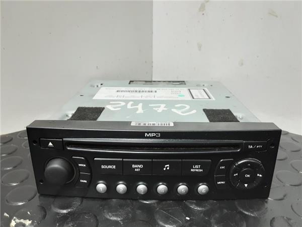 radio / cd peugeot 3008 (05.2009 >) 1.6 premium [1,6 ltr.   80 kw hdi fap cat (9hz / dv6ted4)]