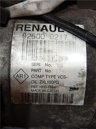 compresor aire acondicionado renault clio iv