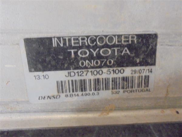 Intercooler Toyota Urban Cruiser 1.4