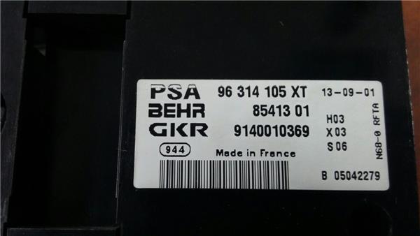 mandos climatizador citroen xsara picasso (1999 >) 2.0 hdi