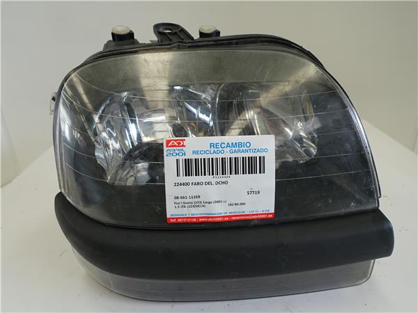 faro delantero derecho fiat i doblo 223 cargo