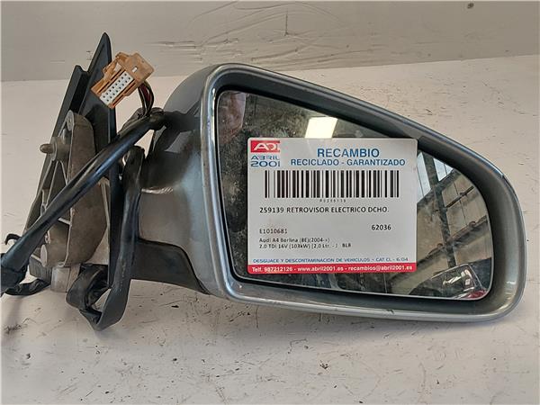 retrovisor electrico derecho audi a4 berlina