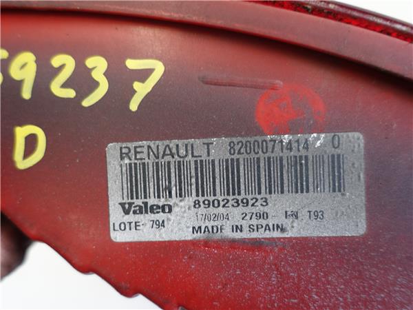 piloto trasero derecho renault clio ii fase i