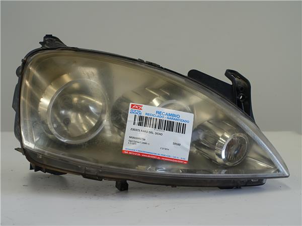 faro delantero derecho opel corsa c 2000  17