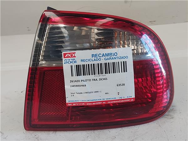 piloto trasero derecho seat toledo (1m2)(03.1999 >) 1.6
