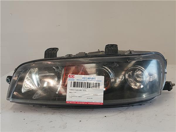 faro delantero izquierdo fiat punto van (188ax) 1.2 60