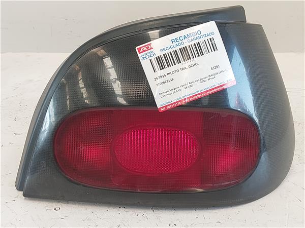 piloto trasero derecho renault megane i berl./ berl. con portón (ba0)(08.1995 >) 1.6e alize [1,6 ltr.   66 kw]