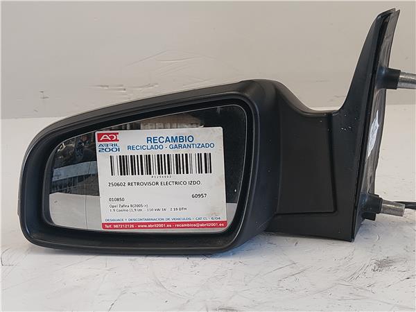 retrovisor electrico izquierdo opel zafira b
