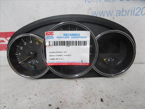 cuadro completo renault fluence 2010 15 dci